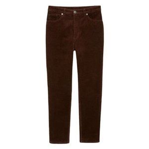 MONKI Organic‎ Cotton Brown Corduroy Trousers Size 42/ US 12 NWT